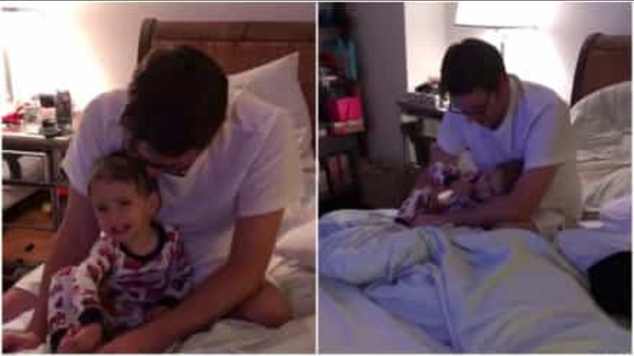 ライバルチームを選んで父親をがっかりさせる子ども達