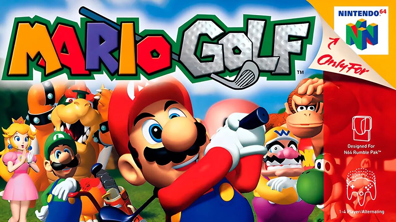 MARIO GOLF 64 - O JOGO DE N64