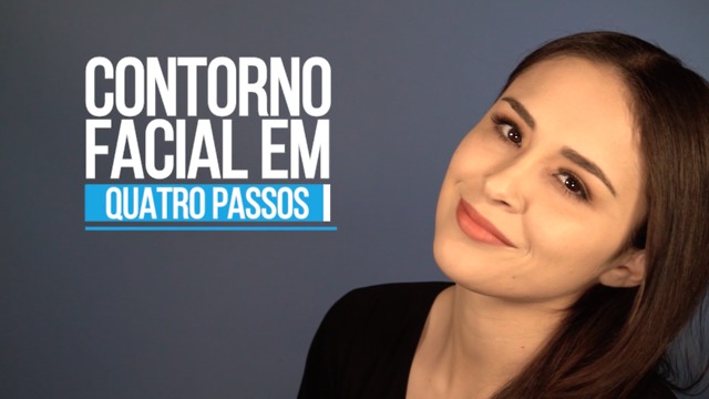 Contorno de rosto em 4 passos.