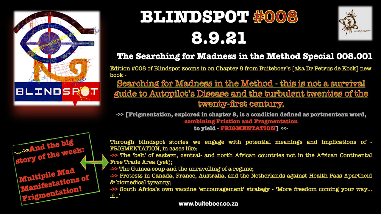 BLINDSPOT #008 - The Searching for Madness in the Method 008.001 Special