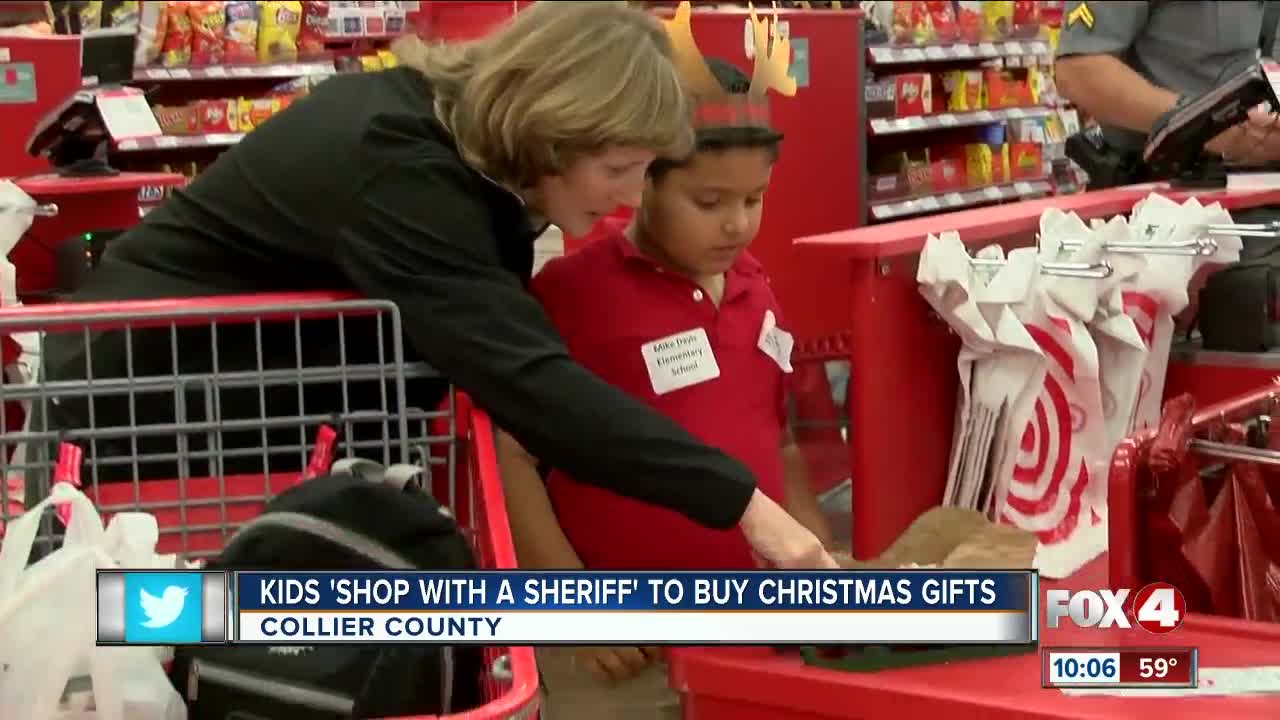 Kids shop with deputies in Collier County