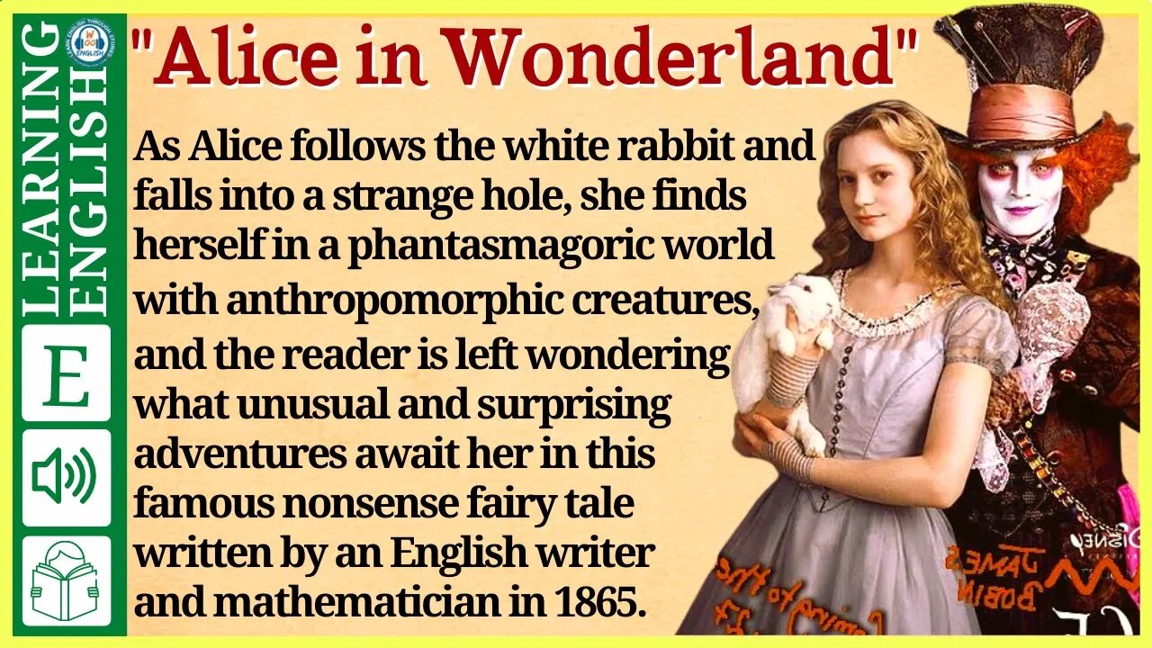 english story for listening ⭐ Level 2 – Alice in Wonderland | WooEnglish