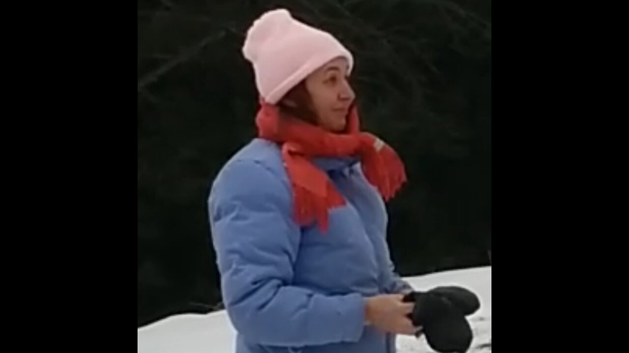 Sledding with Lucia and Mara - 2016