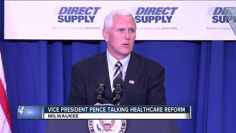 Pence promises end to Obamacare during Milwaukee visit