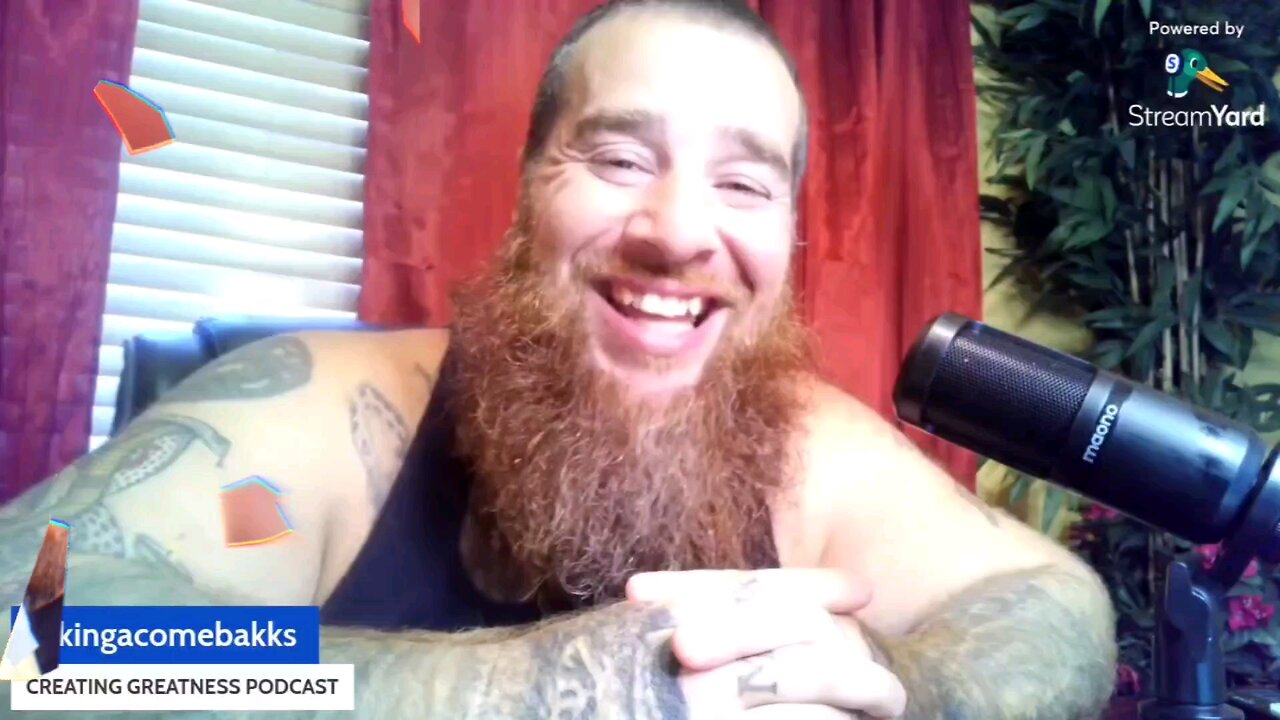 My son Rocky Interupts an episode of CREATING GREATNESS PODCAST