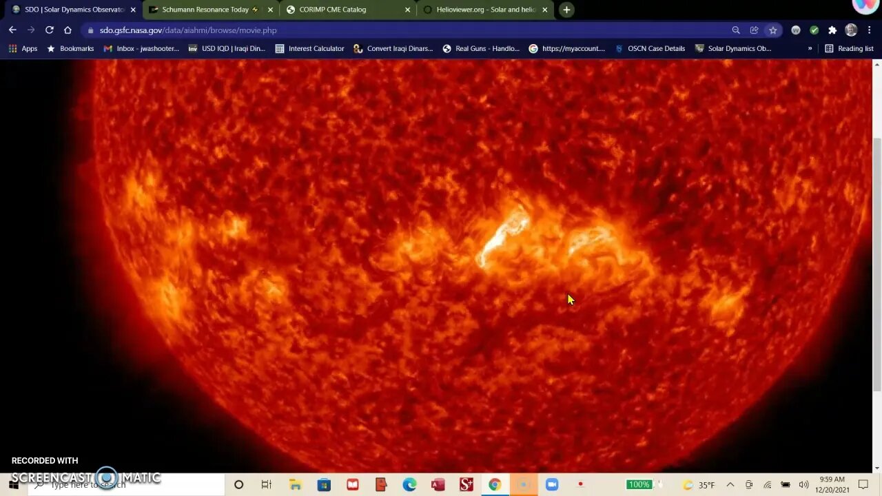 Solar Tsunami this morning, M-Class 1.9 inbound with CME