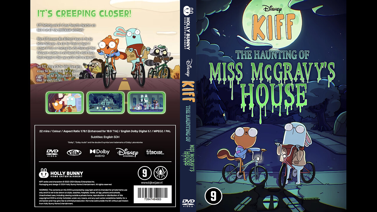 Opening to: Kiff: The Haunting of Miss McGravy's House Fanmade DVD (2024)