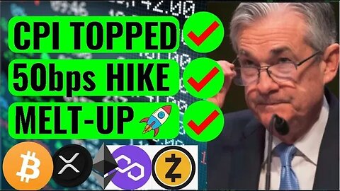 THE FED JUST CONFIRMED THE MELT UP! #BITCOIN & #CRYPTO WILL FLY !