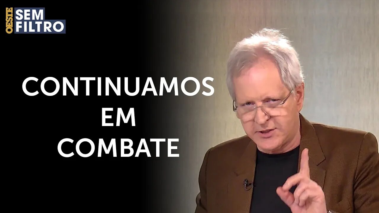 Augusto Nunes: ‘Como disse Bolsonaro, o Brasil não acabou no dia primeiro. Segue o combate’ | #osf