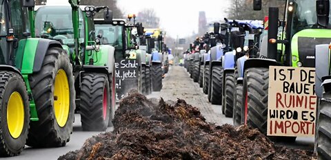 German Farmers WIN Against Globalist GRUBment 👏