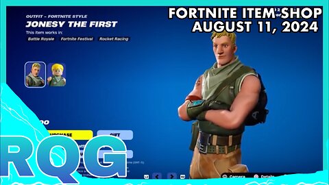 WHO NEEDS CAPTAIN JONSEY? WE HAVE HIM AT HOME😄 FORTNITE ITEM SHOP (August 11, 2024)