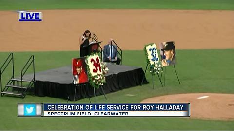 Celebration of life service for Roy Halladay