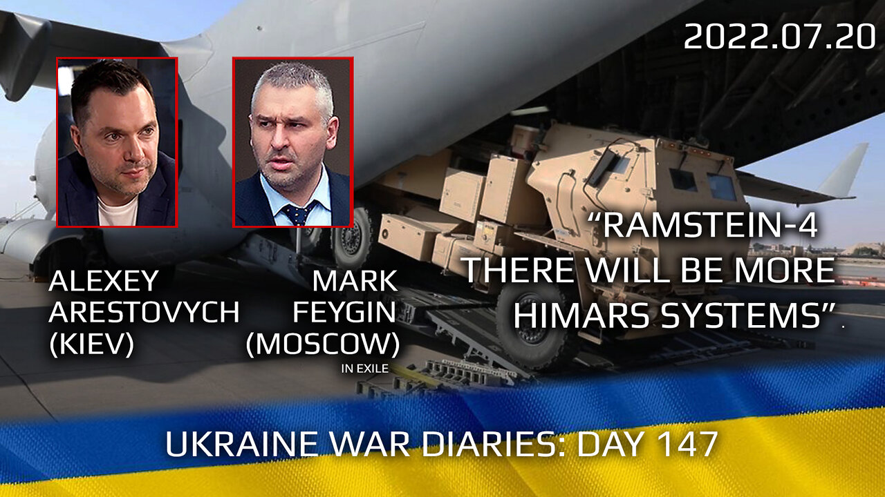 War Day 147: war diaries w/Advisor to Ukraine President, Intel Officer @Alexey Arestovych & #Feygin