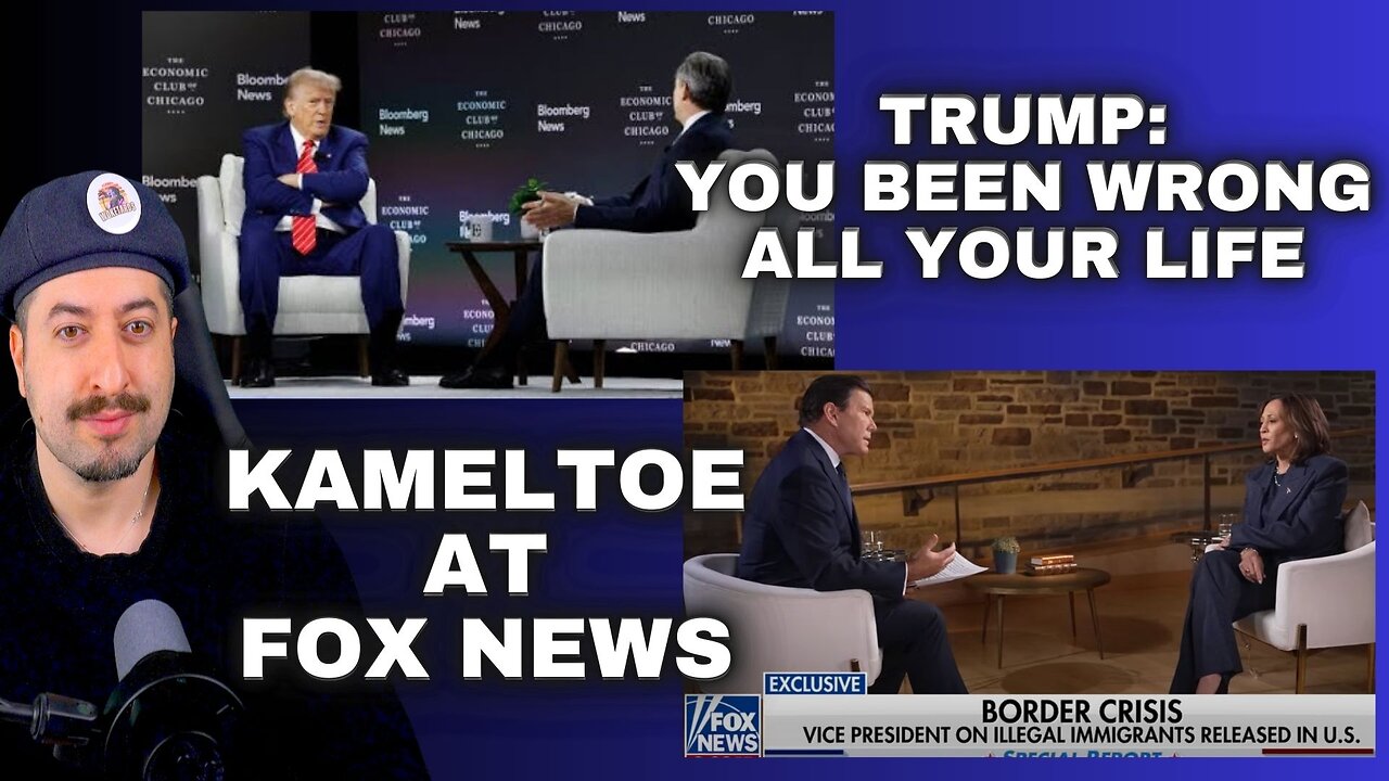 Donald Trump At Bloomberg : You Are Fake News / Kamala Harris At Fox News