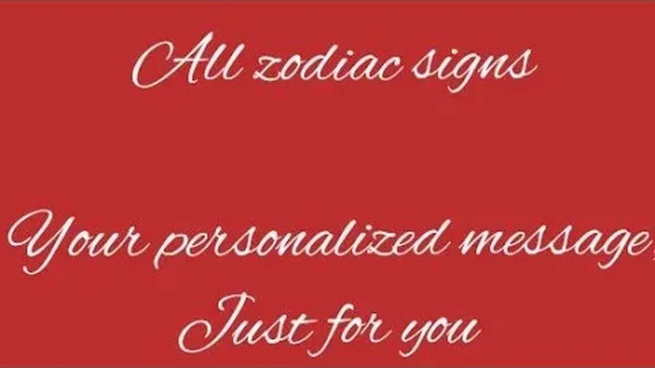 #tarot#zodiac#horoscope All zodiac signs - Your personalized message!