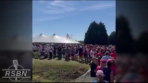 MASSIVE line for Trump’s first post-debate rally in Chesapeake, VA