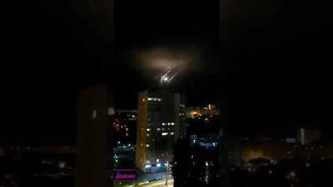 The sky over Belgorod is now bright - air defense missiles are taking off