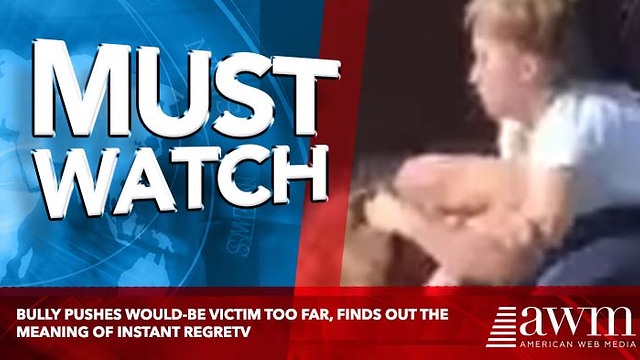 Bully Pushes Would-Be Victim Too Far, Finds Out The Meaning Of Instant Regret