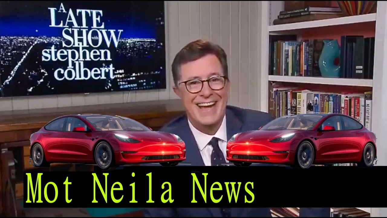 Stephen Colbert Tesla Hilarious!!! #GoGreen #GreenEnergy #tesla #electricvehicles #electriccars
