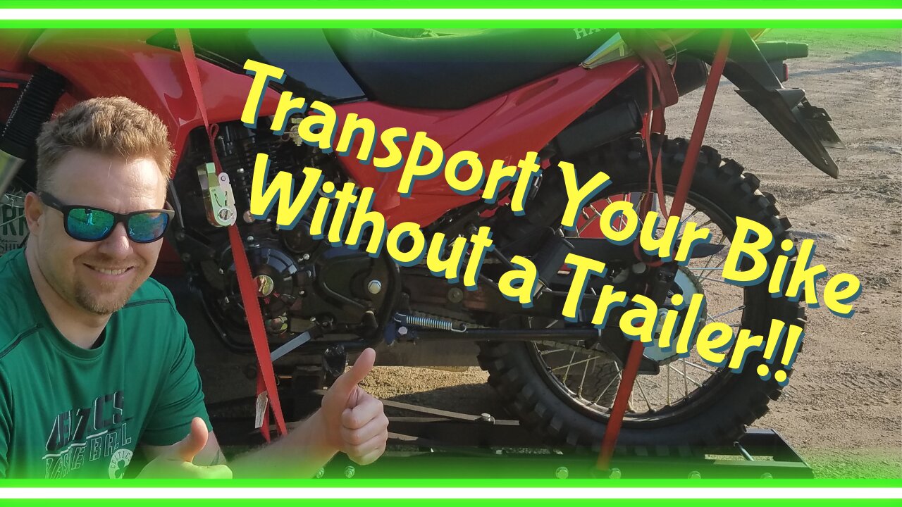 Motorcycle Hitch Carrier Assembly & Review - Carries my Hawk 250 Dirt Bike on my Jeep Wrangler!