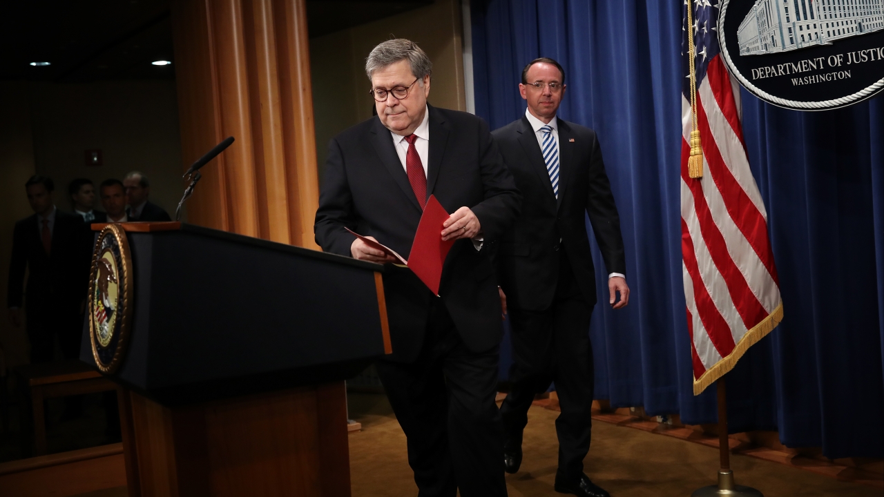 Barr To Tell Lawmakers That DOJ Is Finished With The Mueller Probe