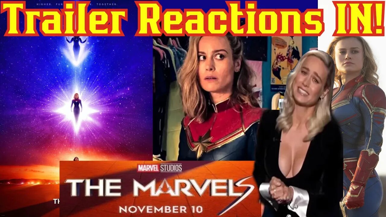 Latest Disney Marvel Trailer DIVIDES The Internet! The Marvels Trailer Reactions Are IN! Brie Larson