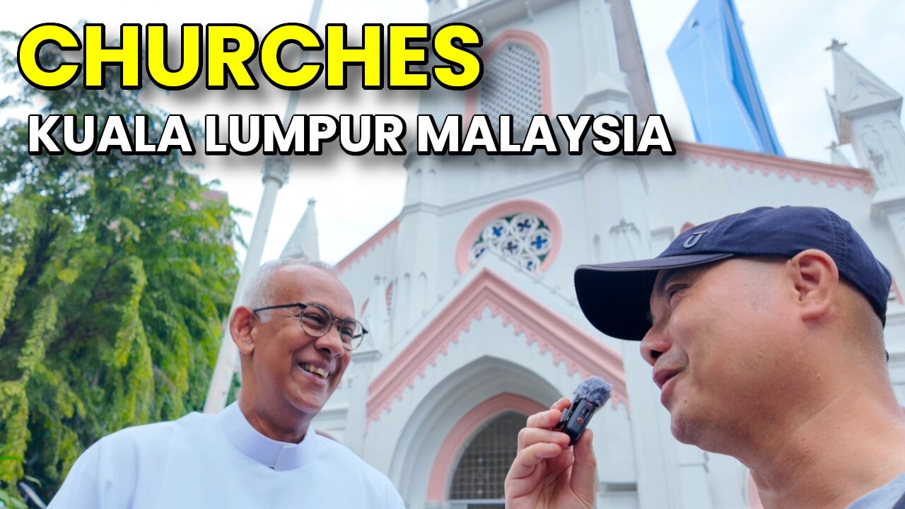 Churches in Kuala Lumpur Malaysia! Visiting Church Of St. Anthony 🇲🇾