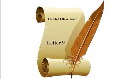 The Step I Have Taken, By Edward Dennett. Letter 9 of 9.