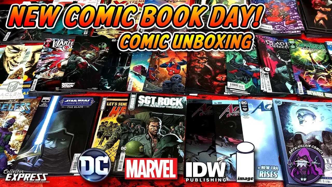 New COMIC BOOK Day - Marvel & DC Comics Unboxing December 28, 2022 - New Comics This Week 12-28-2022