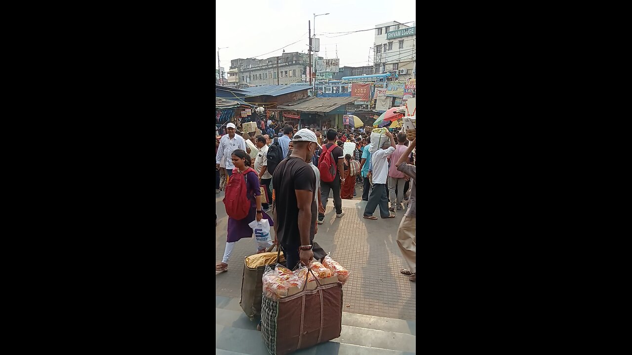 Daily Life in a Indian Town