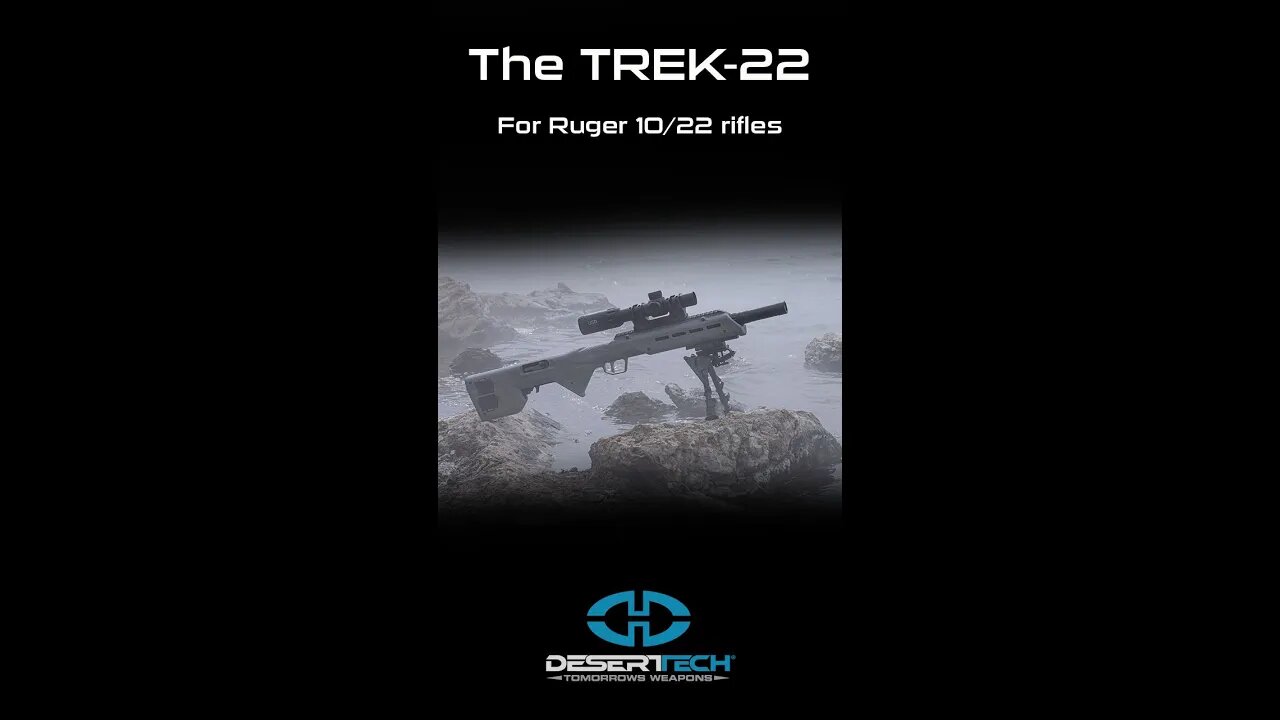 It's a 22: a Ruger 10/22 in our TREK-22 stock