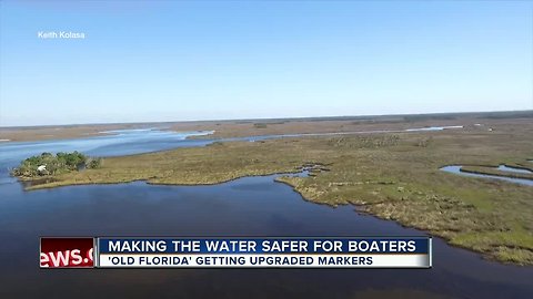 New channel markers give safer access to "Old Florida" coast