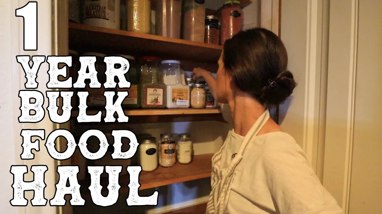 1Year Bulk Food Haul/ Kitchen and Pantry Tour | EP 5