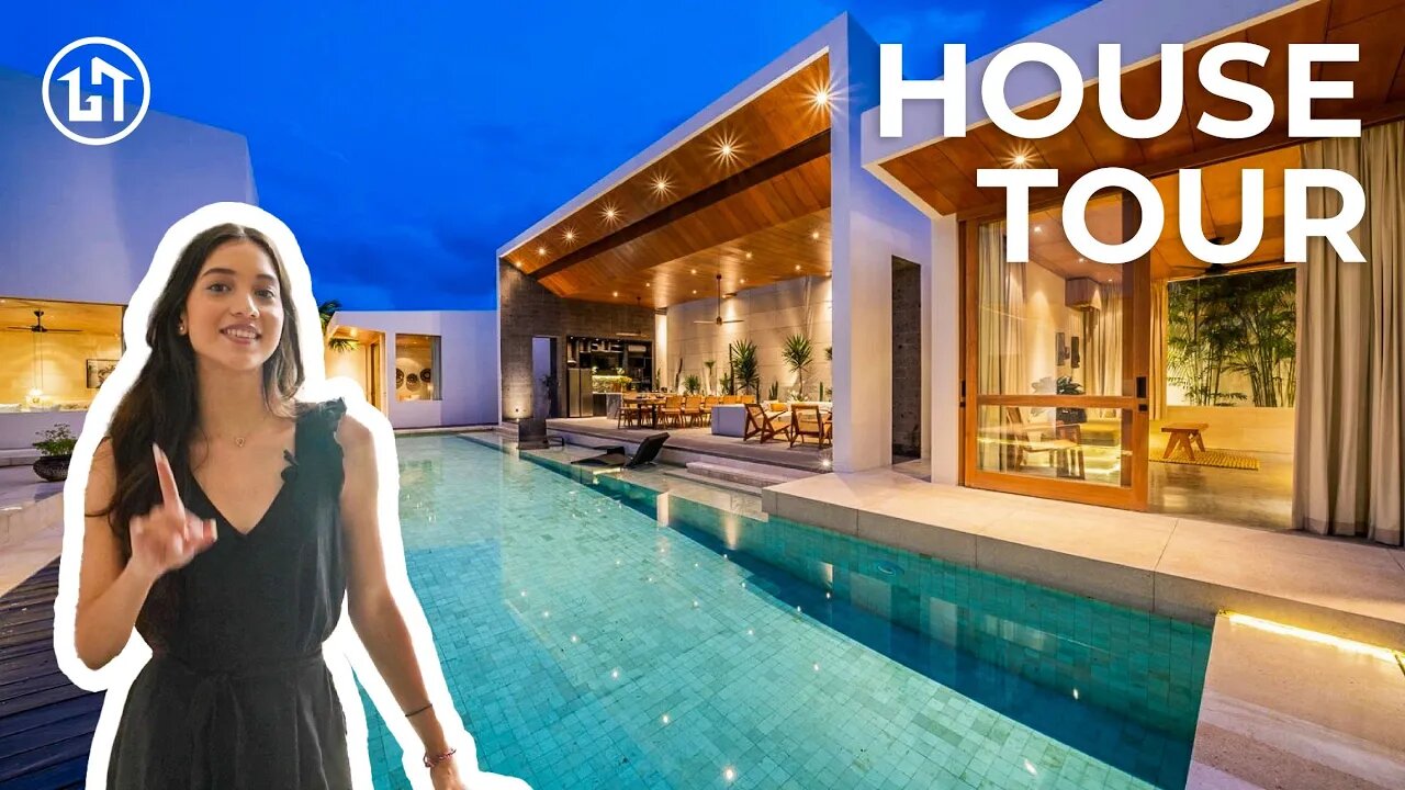 Inside a Luxury Designer Villa - Modern Tropical House, Bali