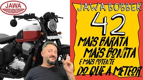 Jawa BOBBER 42 chega mais BARATA, MAIS Bonita e Mais POTENTE do que a METEOR, mas passa VERGONHA