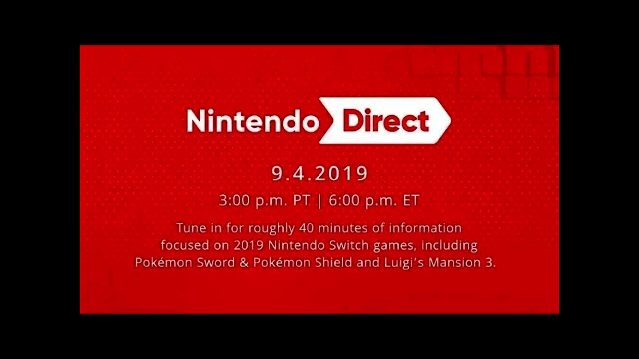 Nintendo Direct coming TOMORROW!!