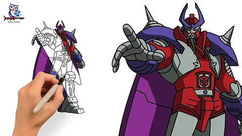 How to Draw Alpha Trion G1 - Transformers