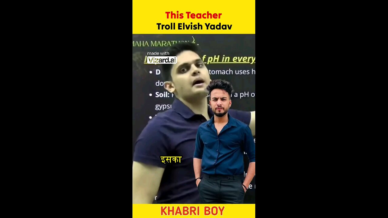 This Teacher Troll Elvish Yadav 😱| Exphub vs Elvish Yadav video #shorts #viral #youtubeshorts