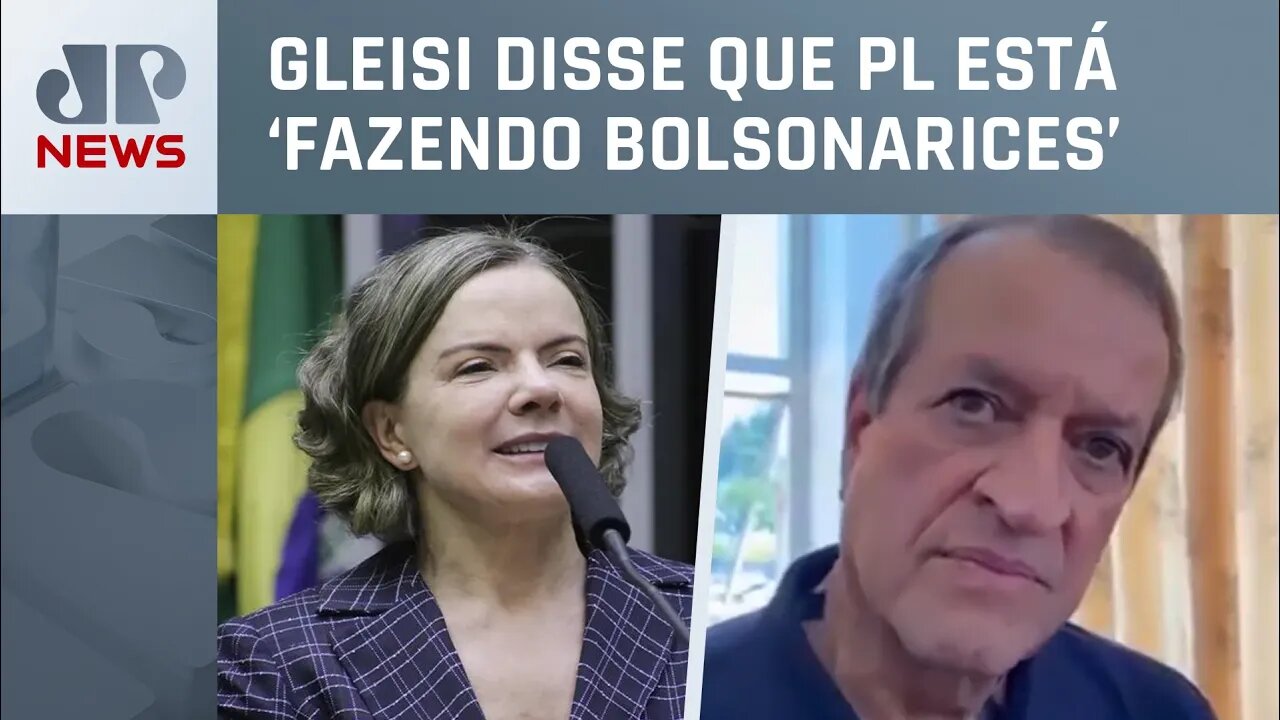 Gleisi Hoffmann usa as redes sociais para criticar vídeo de Valdemar sobre urnas eleitorais