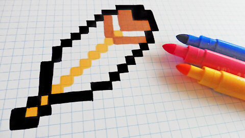 how to Draw Kawaii feather - Hello Pixel Art by Garbi KW