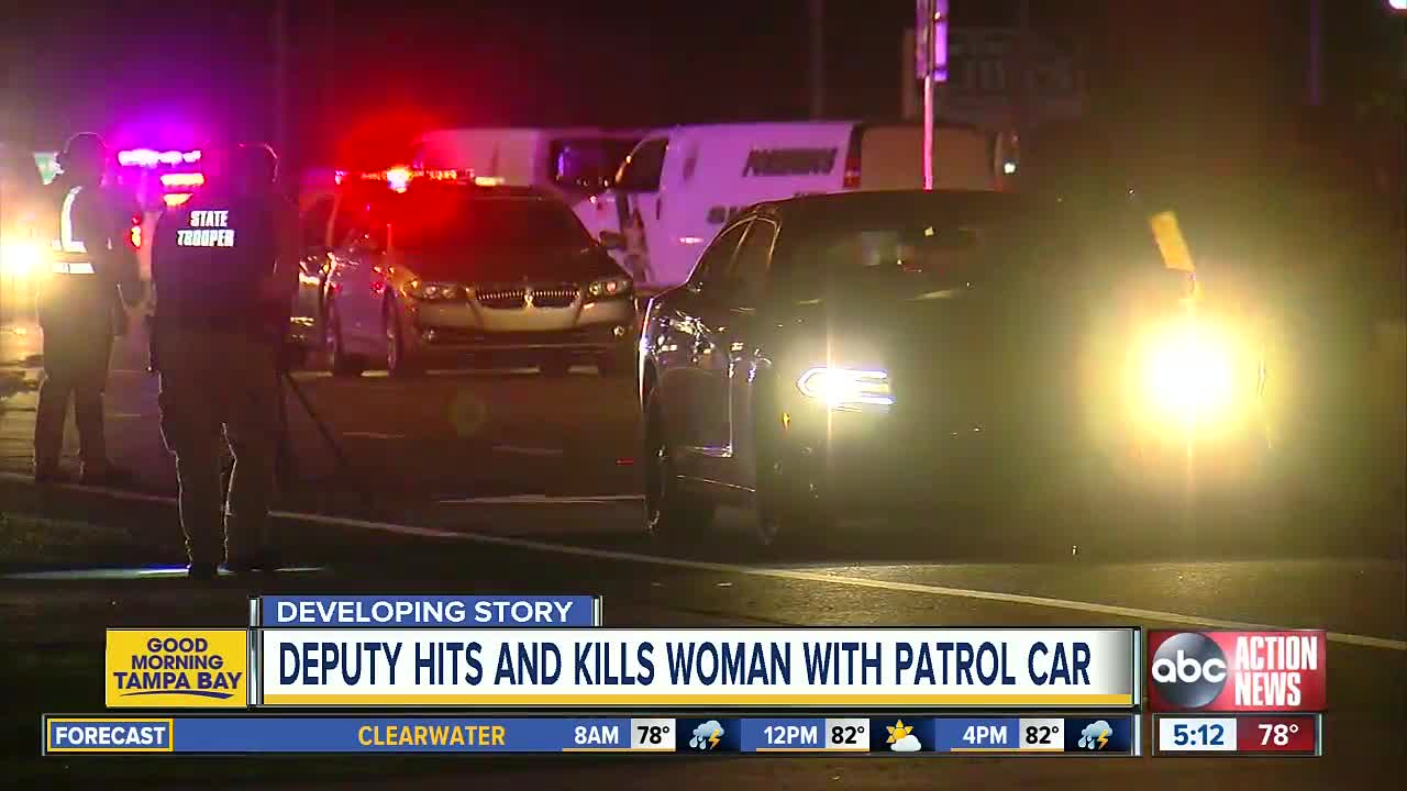 Deputy hits, kills woman with unmarked patrol car