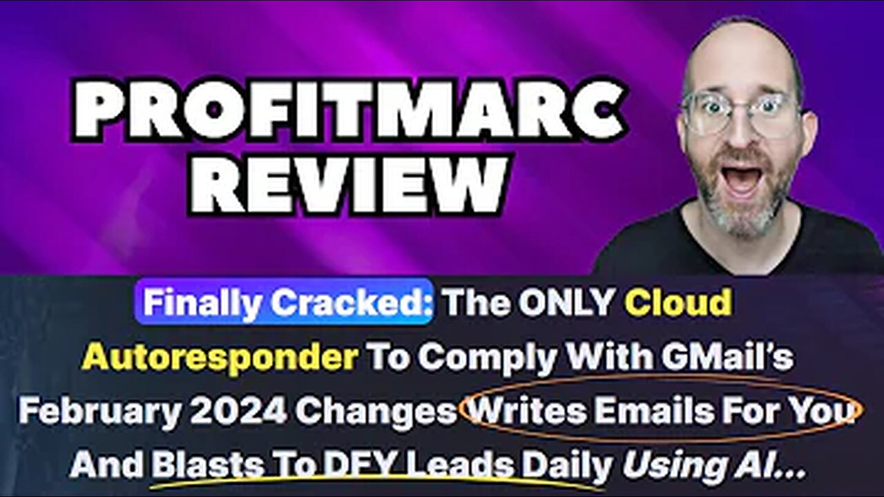 💥ProfitMarc Review _ How To Send Bulk Email With AI 2024🎁