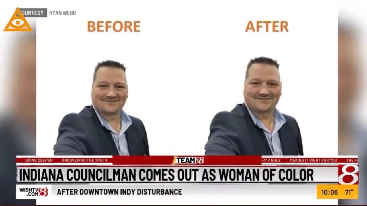 Delaware County Councilman Ryan Webb now identifies as a lesbian woman of color.
