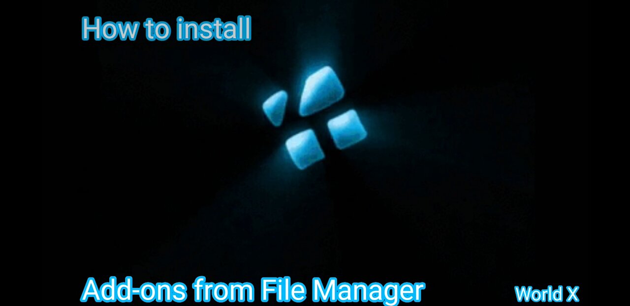 How to install add-ons from File Manager on Kodi