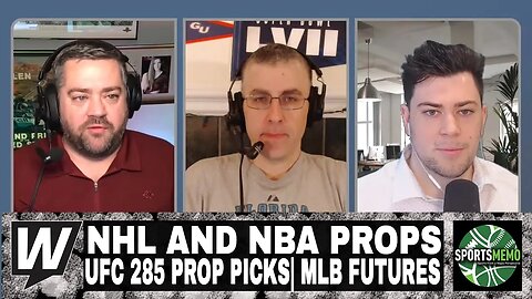 NHL and NBA Player Props | UFC 285 Prop Picks | MLB Futures Betting | Prop It Up for March 3