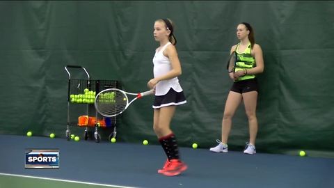 On the rise: Pewaukee native Isabella Marquart prepares for the Junior Fed Cup