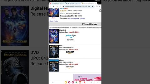 knights of the zodiac Blu ray and DVD release date confirmed