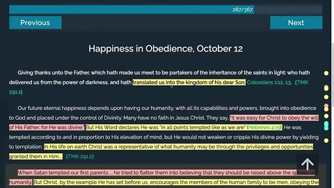 Happiness in Obedience