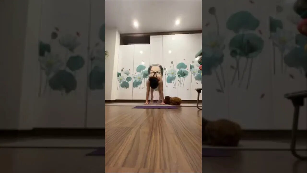 Yoga Hanstanding Pose