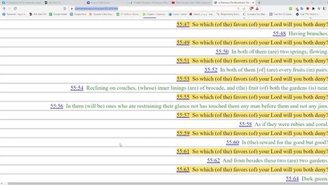 Surah 55 The Blah Blah Chapter.